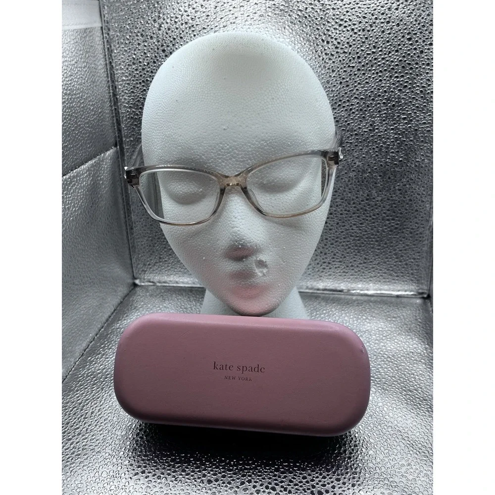 Kate Spade Eyeglasses, Frames Only, Reilly/G 3XJ, 53-16-140, Clear Sand/Gray‎